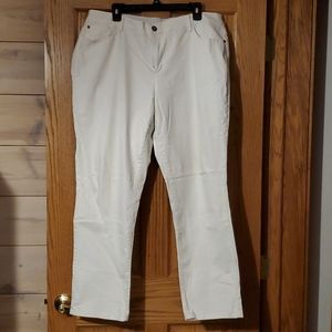 CJ Banks White Jeans